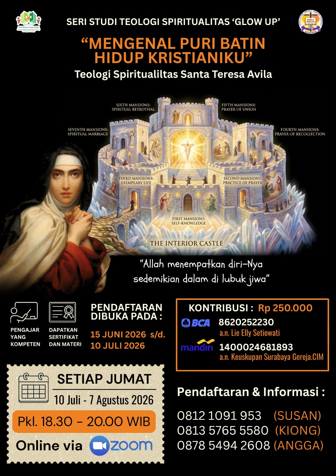 Glow Up menurut Puri Batin St. Teresa Avila