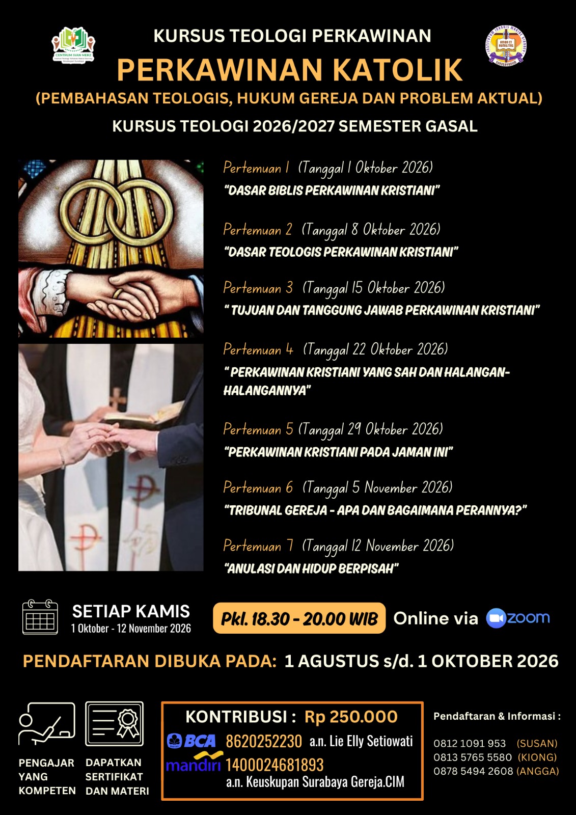 Perkawinan Katolik (Pembahasan Teologis, Hukum Gereja dan Problem Aktual)